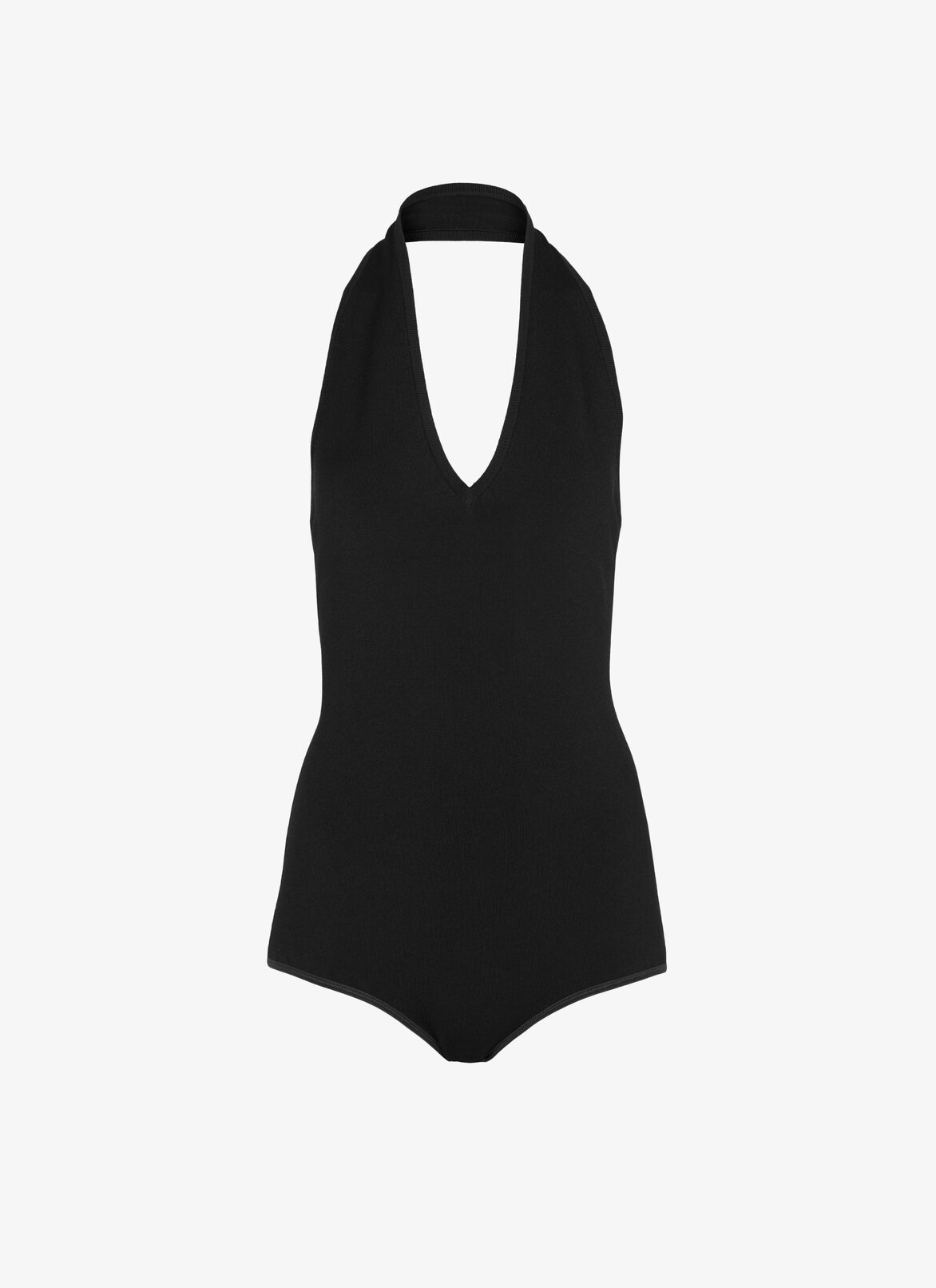 Halter-Neck Bodysuit ALAÏA BLACK HALTER-NECK BODYSUIT